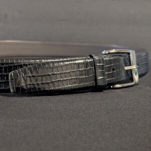 Hugo Boss Calf Leather Belt Black